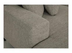 Hoeksalons|Hoeksalon Kent 390x230cm - stof - grijs