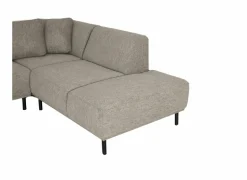 Hoeksalons|Hoeksalon Kent 390x230cm - stof - grijs