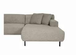 Hoeksalons|Hoeksalon Kent 390x230cm - stof - grijs