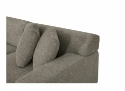 Hoeksalons|Hoeksalon Kent 390x230cm - stof - grijs