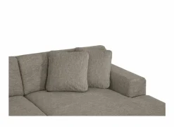 Hoeksalons|Hoeksalon Kent 390x230cm - stof - grijs