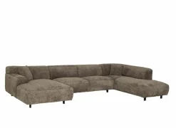 Hoeksalons|Hoeksalon Konstantinopol 398x217cm - stof - taupe