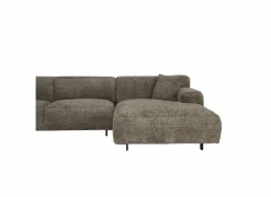 Hoeksalon Konstantinopol 398x217cm - stof - taupe- Hoeksalons