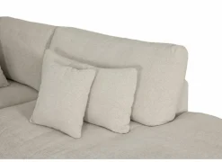 Hoeksalon Krouton 338x276cm - stof - ecru- Hoeksalons