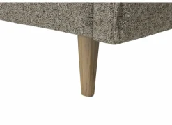 Hoeksalon Lamar 257x223cm - stof - lichtbruin- Hoeksalons