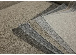 Hoeksalon Lamar 257x223cm - stof - lichtbruin- Hoeksalons