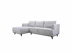 Hoeksalon Lambda 248,5x151cm - stof - ivoor- Hoeksalons