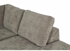 Hoeksalon Larvik 410x228cm - stof - beige- Hoeksalons