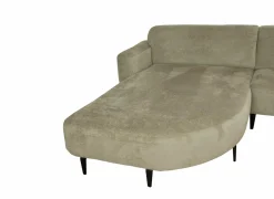 Hoeksalon Leif 332x207cm - stof - groen- Hoeksalons