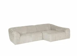 Hoeksalon Lex 284x159cm - stof - greige- Hoeksalons