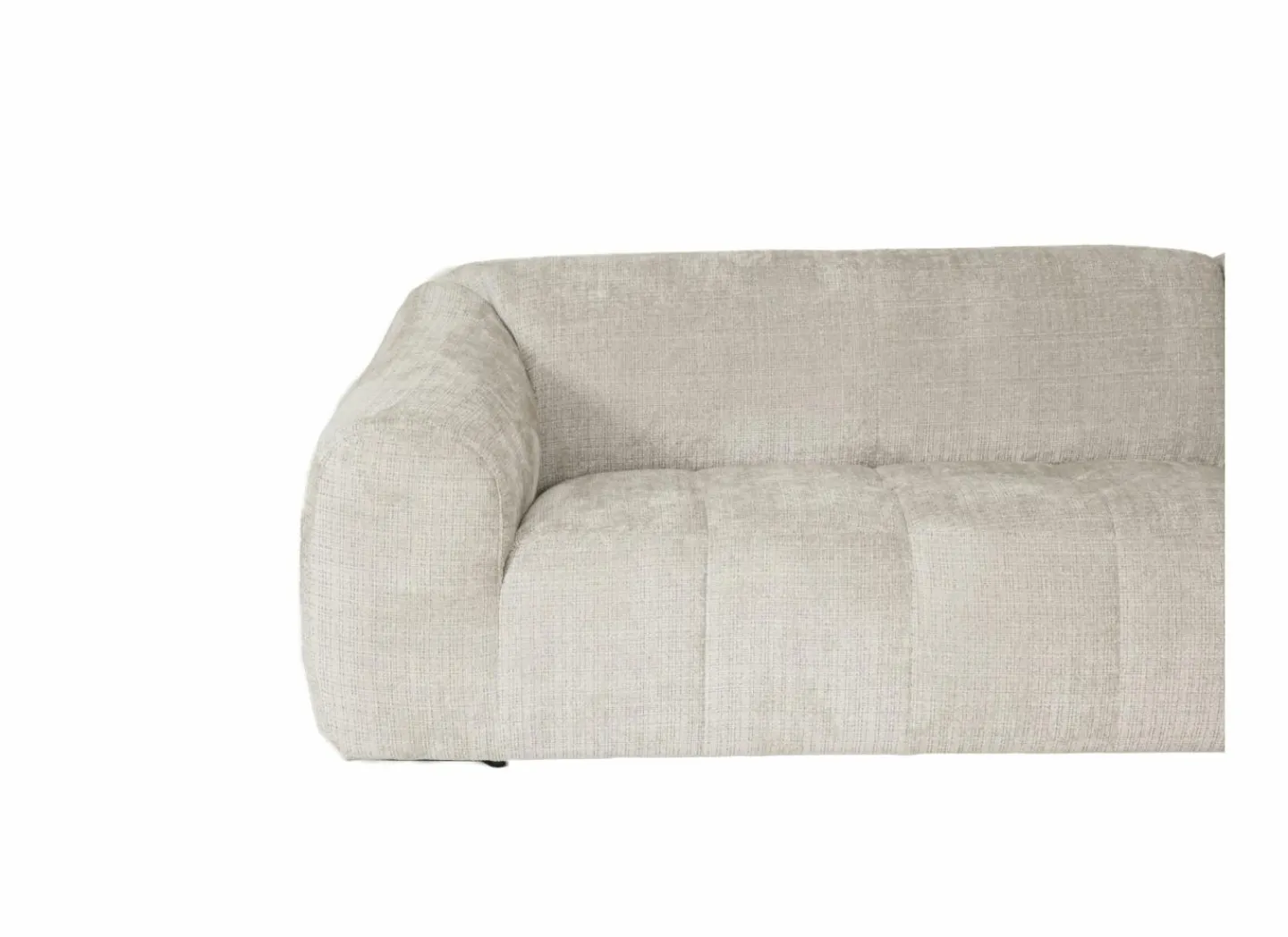 Hoeksalon Lex 284x159cm - stof - greige- Hoeksalons