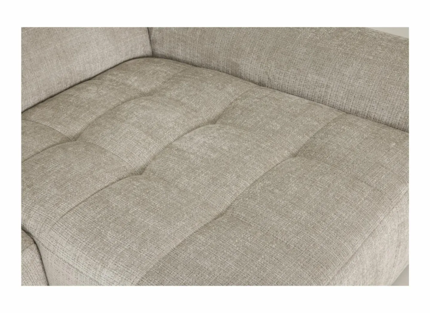 Hoeksalon Lex 284x159cm - stof - greige- Hoeksalons