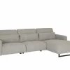 Hoeksalons|Hoeksalon Lexus 327x189cm - stof - grijs met relax