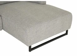 Hoeksalon Lexus 327x189cm - stof - grijs- Hoeksalons