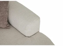 Hoeksalons|Hoeksalon Liva 325x161cm - stof - wit