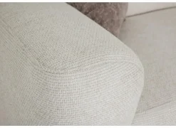 Hoeksalons|Hoeksalon Liva 325x161cm - stof - wit