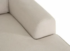 Hoeksalon Lund 370x278cm - stof - beige- Hoeksalons