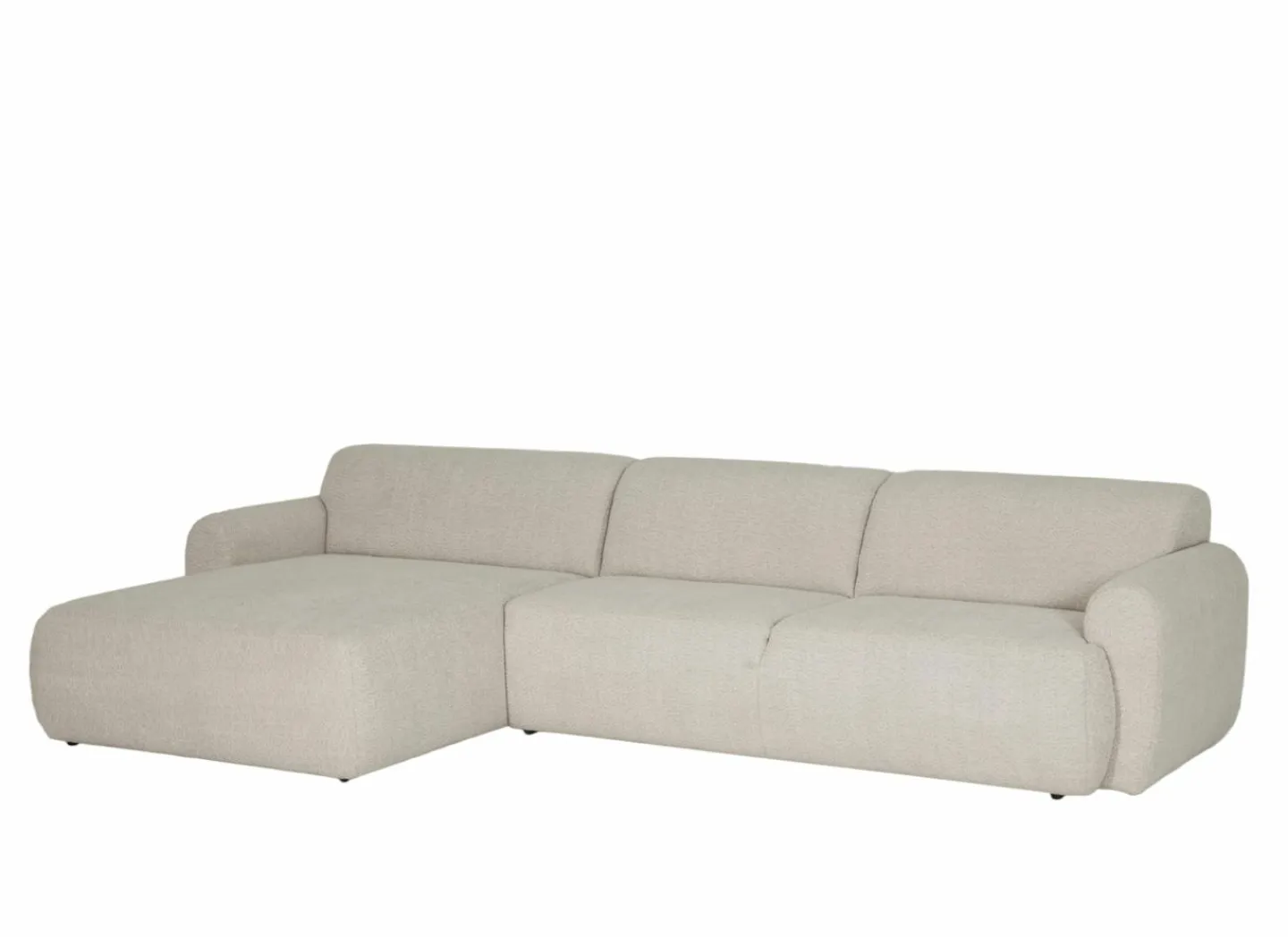 Hoeksalon Malmo 340x171cm - stof - beige- Hoeksalons