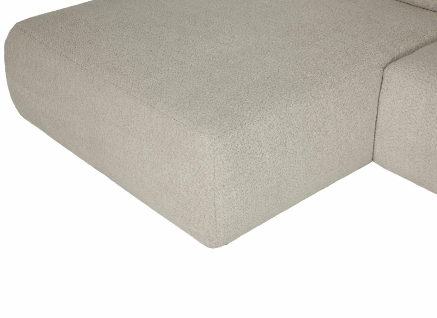 Hoeksalon Malmo 340x171cm - stof - beige- Hoeksalons