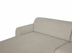 Hoeksalon Malmo 340x171cm - stof - beige- Hoeksalons