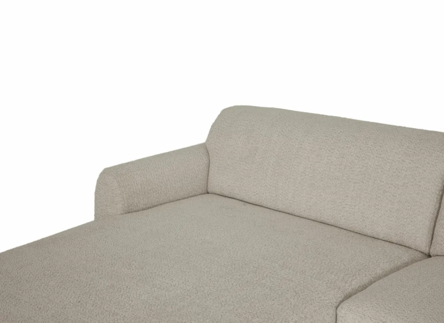 Hoeksalon Malmo 340x171cm - stof - beige- Hoeksalons