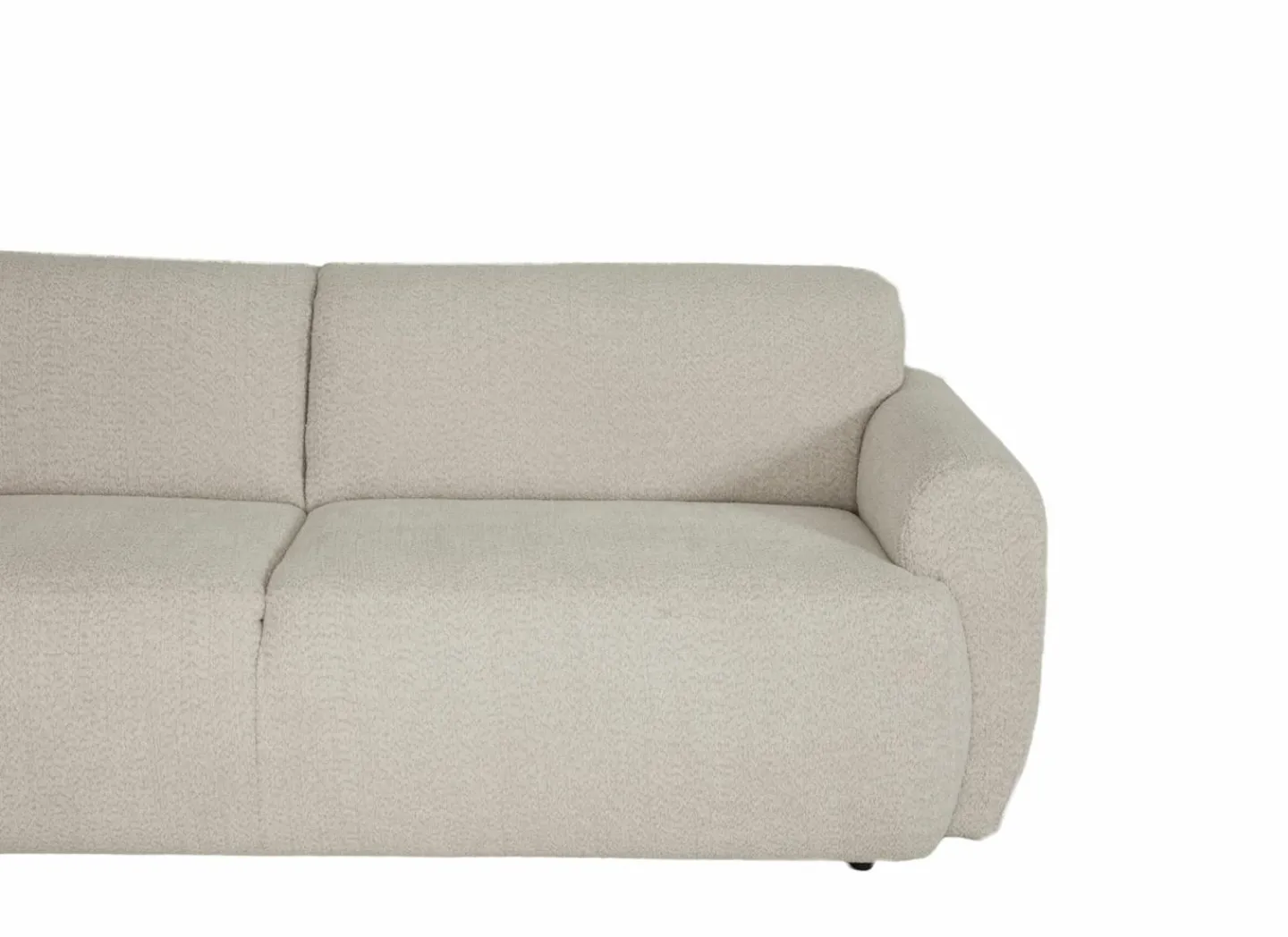 Hoeksalon Malmo 340x171cm - stof - beige- Hoeksalons