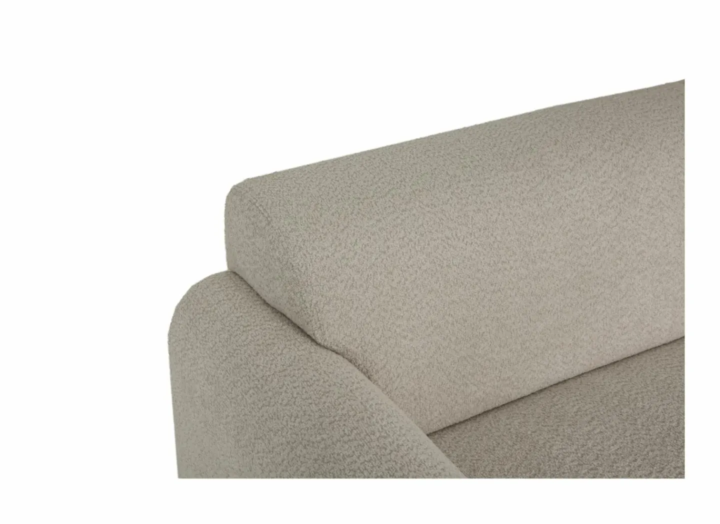 Hoeksalon Malmo 340x171cm - stof - beige- Hoeksalons