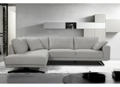 Hoeksalons|Hoeksalon Maltese  276x215cm - stof - lichtgrijs