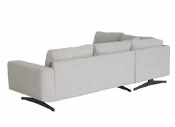 Hoeksalons|Hoeksalon Maltese  276x215cm - stof - lichtgrijs