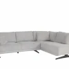 Hoeksalons|Hoeksalon Maltese 276x215cm - stof - lichtgrijs