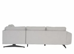 Hoeksalons|Hoeksalon Maltese 276x215cm - stof - lichtgrijs