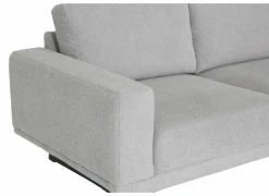 Hoeksalons|Hoeksalon Maltese 276x215cm - stof - lichtgrijs