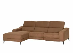 Hoeksalon Mana 272x174cm - stof - cognac- Hoeksalons