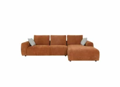 Hoeksalon Mandarin 315x165cm - katoen - oranje- Hoeksalons