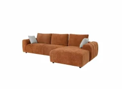 Hoeksalon Mandarin 315x165cm - katoen - oranje- Hoeksalons