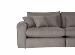 Hoeksalon Marlon 332x268cm - stof - grijs- Hoeksalons