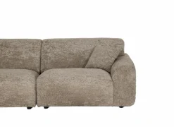 Hoeksalon Massa 354x168cm - stof - taupe- Hoeksalons