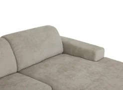 Hoeksalons|Hoeksalon Mats 372x227cm - stof - lichtgrijs