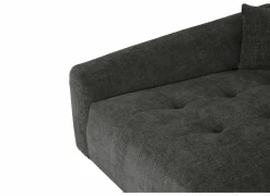 Hoeksalon Maui 285x163cm - stof - grijs- Hoeksalons