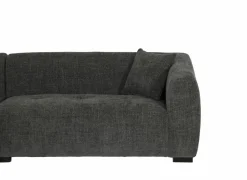 Hoeksalon Maui 285x163cm - stof - grijs- Hoeksalons