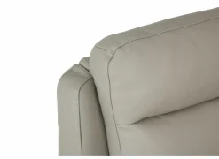 Hoeksalons|Hoeksalon May 289x289cm - leder - grijs & beige