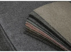 Hoeksalons|Hoeksalon Milton 302x238cm - stof - castle 153 grijs met relax