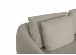 Hoeksalon Mimosa 318x230cm - stof - naturel- Hoeksalons