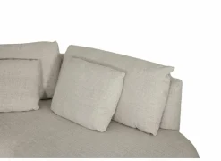 Hoeksalon Mimosa 318x230cm - stof - naturel- Hoeksalons