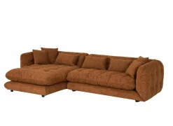 Hoeksalons|Hoeksalon Molise 300x185cm - stof - terra