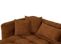 Hoeksalons|Hoeksalon Molise 300x185cm - stof - terra