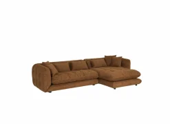 Hoeksalons|Hoeksalon Molise 300x185cm - stof - terra