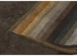 Hoeksalon Monolithos 373x332cm - stof - bruin- Hoeksalons