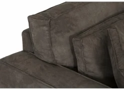 Hoeksalon Monolithos 373x332cm - stof - bruin- Hoeksalons