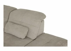 Hoeksalon Naja 353x255cm - stof - desert met bedfunctie en zitdiepteverstelling- Hoeksalons